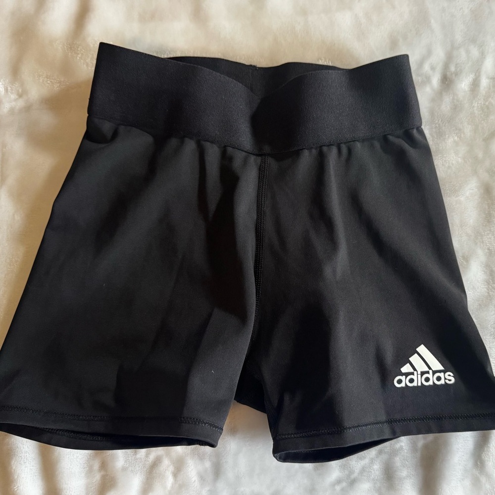 Adidas Techfit 3” Lined Women's Size XS Black Athletic Shorts Volleyball
